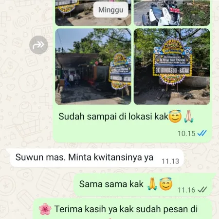 Pengiriman Papan Bunga Duka Sindangratu Panggarangan